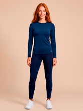 Charger l'image dans la galerie, Model Front: Uv Line T-Shirt Longsleeve Uvpro Fem Cobalt Upf50+