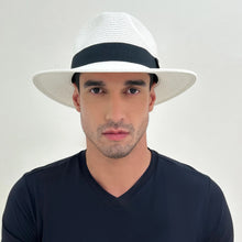 Charger l'image dans la galerie, Image 05: Uv Line Chapeau Panama Chapeu Shanghai Imp Uni Branco/Preto