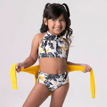 Charger l'image dans la galerie, Model Front: Uv Line Deux Pièces Fille Trikini Brasil Upf50+