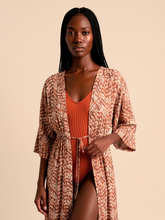 Charger l'image dans la galerie, Gallery: Uv Line Chemise Long Shirtdress Tie Dye Pitanga Upf50+
