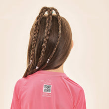 Charger l'image dans la galerie, Image 04: Uv Line T-Shirt Acqua Qr Code Chiclete Fluor Upf50+
