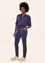 Charger l'image dans la galerie, Image 02: Uv Line Pantalon De Plage Pants Fem Basic Navy Blue Upf50+
