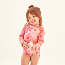 Charger l'image dans la galerie, Model Front: Uv Line Maillot De Bain Bébé Baby Solar Rose Upf50+
