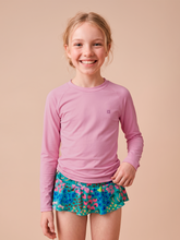 Charger l'image dans la galerie, Gallery: Uv Line T-Shirt Longsleeve Uvpro Kids Rose Upf50+
