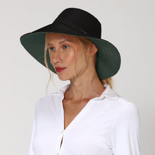 Charger l'image dans la galerie, Image 02: Uv Line Chapeau Souple/Capeline Hat San Diego Fem Black Green Upf50+
