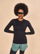 Charger l'image dans la galerie, Gallery: Uv Line T-Shirt Longsleeve Fem Skin Infratherm Preto Upf50+
