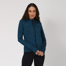 Charger l'image dans la galerie, Model Front: Uv Line Fitness Haut Casaco Newfit Petroleo Upf50+

