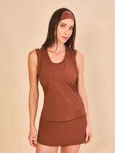 Charger l'image dans la galerie, Gallery: Uv Line Fitness Haut Regata Sport Color Fem Marrom Upf50+
