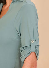 Charger l'image dans la galerie, Image 04: Uv Line Chemise Shirtdress Copenhagen Water Green Upf50+
