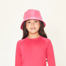 Charger l'image dans la galerie, Model Front: Uv Line Bob Basic Kids Pink Rosa Upf50+

