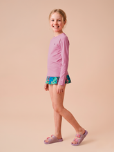 Charger l'image dans la galerie, Image 03: Uv Line T-Shirt Longsleeve Uvpro Kids Rose Upf50+
