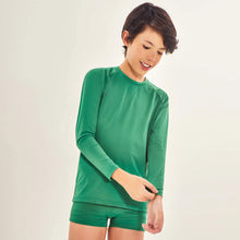 Charger l'image dans la galerie, Image 04: Uv Line T-Shirt Longsleeve Uvpro Kids Verde Brasil Upf50+
