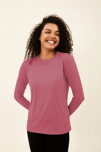 Camiseta Uvpro Br ML Malva UPF50+