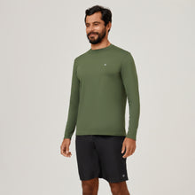 Charger l&#39;image dans la galerie, Camiseta Uvpro ML Verde Militar UPF50+
