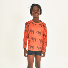 Charger l&#39;image dans la galerie, Longsleeve Acqua Zebra Inf UPF50+

