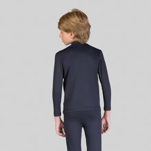Charger l&#39;image dans la galerie, Rash Guard Kids High-Neck Black UPF50+

