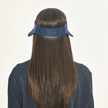 Charger l&#39;image dans la galerie, Model Back: Uv Line Visière Grecia Navy Fit Upf50+

