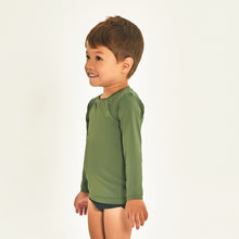Charger l&#39;image dans la galerie, Image 02: Uv Line T-Shirt Longsleeve Baby Verde Militar Upf50+
