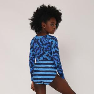 Model Back: Uv Line Deux Pièces Fille Maio Marina Teen Oceano Upf50+