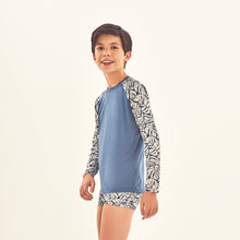 Charger l&#39;image dans la galerie, Image 02: Uv Line T-Shirt Rash Guard Kids Costela Aco Off White Upf50+
