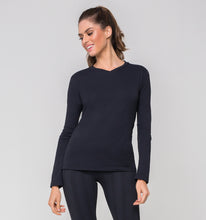 Charger l&#39;image dans la galerie, Image 02: Uv Line Fitness Haut Sport Fit Preto Fem
