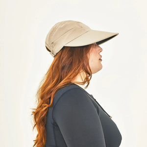 Visor Capri Colors Areia Preto