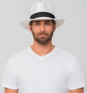 Chapeu Shanghai Imp Uni Branco/Preto