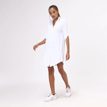 Charger l&#39;image dans la galerie, Copenhagen FPU50+ Shirtdress White Uv
